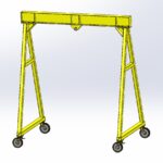 bespoke approved manufactured mobile gantry crane uk